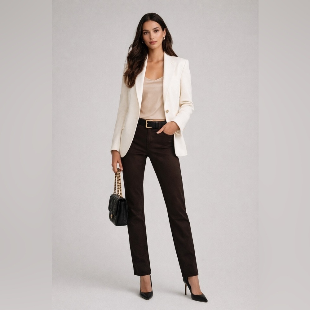 L'AGENCE Nevia Dark Brown Pants